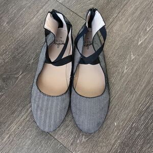 Monkey Feet Ankle Strap Houndstooth Ballet Flats Balletcore Women’s Size’s 9.5